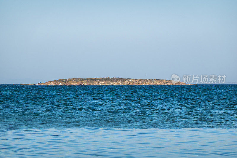Sea ​​view with small island